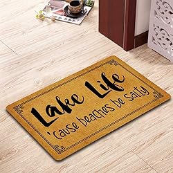 IFHUH Lake Life Doormat - Funny Welcome Mat for