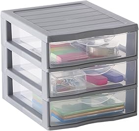 Sundis 4220014 Orgamix A6, 3 Cajones, Plata 