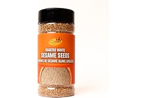Crown Supreme Premium White Sesame Seeds in Shaker, 120g (Pack of 1) - Nutty Flavor, Versatile Usage, Rich in Minerals