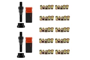 WADAYU 2PCS Replacement Mandrel for Riveter and 50PCS Rivet Nuts, Hand Rivet Tool Accessories (5/16"-18)
