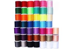 MOYYON 45 spools Sewing Thread Kits Polyester for Hand & Machine Sewing Total 4500yards
