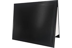 GraduationMall 11"x14" Smooth Padded Diploma Cover Certificate Holder Black