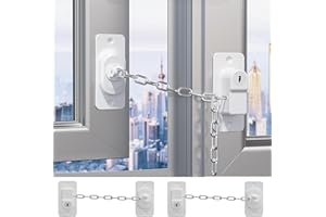 CMINGJ (2 Pack) Child Safety Locks, Adjustable Refrigerator Lock with Keys, for Fridge, Cabinets, Drawers, Dishwasher, Toilet