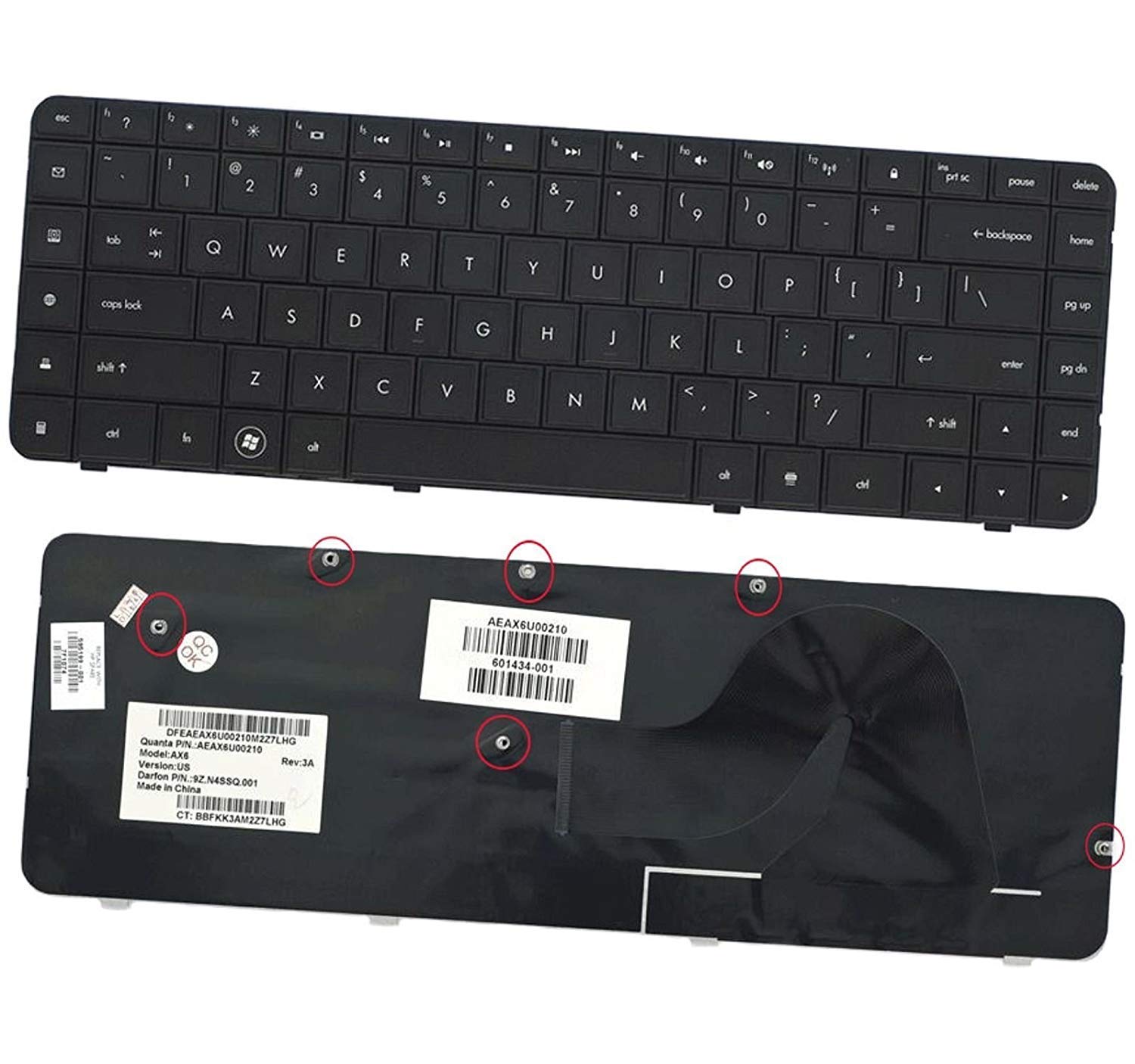 TravisLappy Laptop Keyboard Replacement for COMPAQ PRESARIO CQ56 HP
