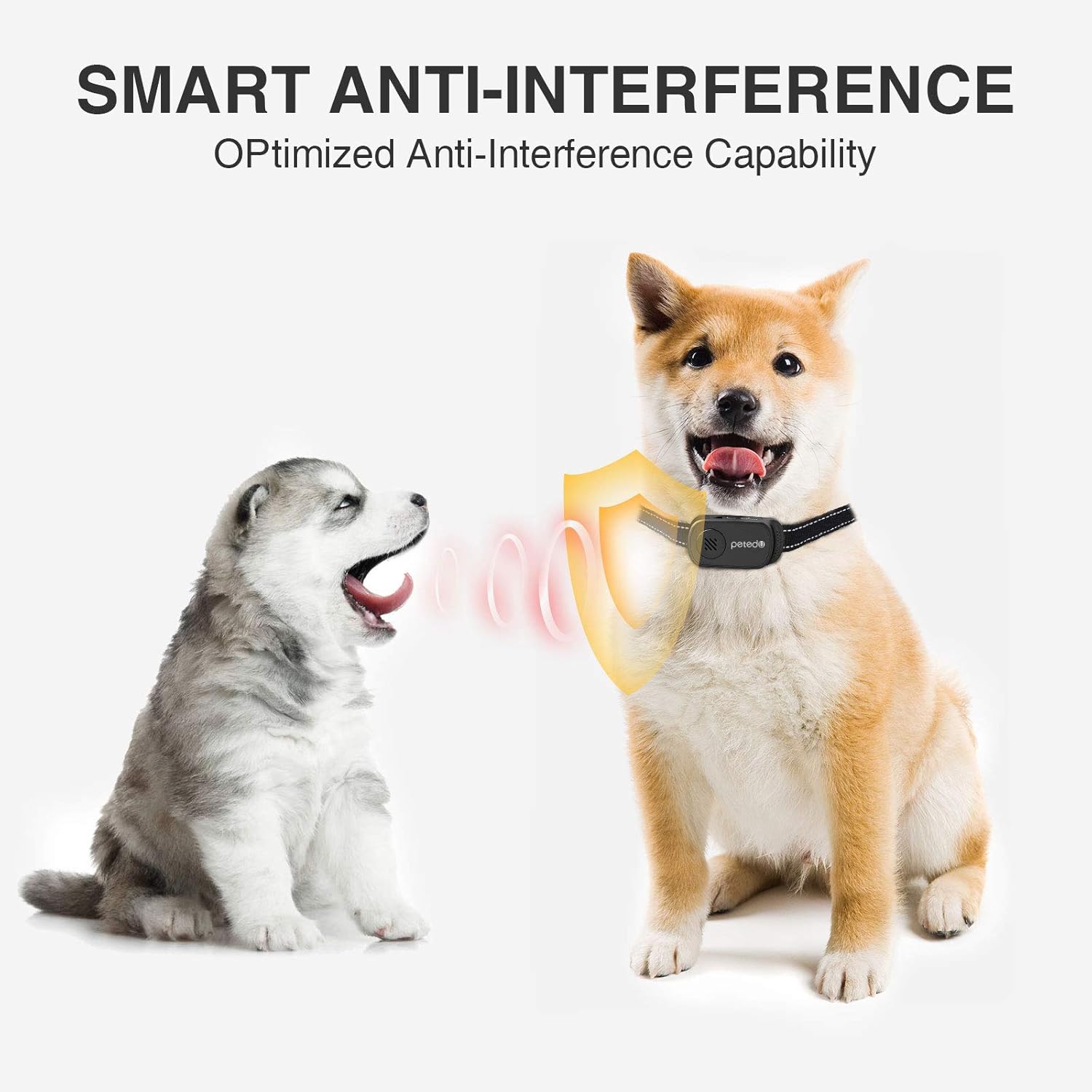 Dog Bark Collar, Rechargeable Bark Collar with Beep Vibration and Shock, Dog Bark Collar for Small Medium Large Dogs : Pet Supplies
