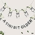 TaoBary A Tini Bit Older Banner, Martini Themed Party Decorations Weenies and Tinis Party Garland Bachelorette Bridal Shower Martini Trendy Birthday Supply, 2 Pcs(Green and Black)