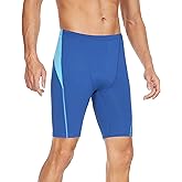 Fiteng Men's Swim Jammers Competitive Athletic Swim Team Suit Training Endurance Racing Quick Dry Swimming Shorts UPF 50