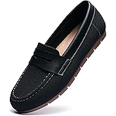 Cvistpieo Loafers for Women Comfortable Dressy Casual Work Flats Lightweight & Breathable Slip On Walking Shoes Knit
