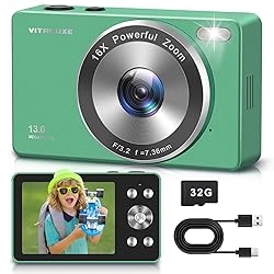4K Digital Camera, VITALUXE FHD Kids Camera, Real