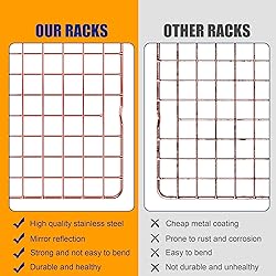 2-Pack Cooling Racks for Cooking and Baking - 10" x