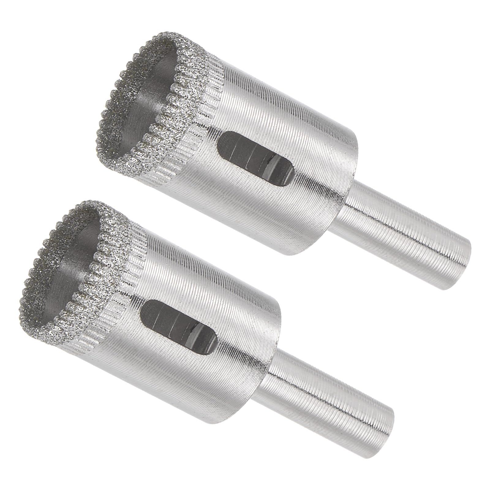 CoCud Diamond Hole Saws Drill Bits, 20mm / 25/32" Drilling Diameter, Serrated Nickel Plated Drill Bit - (Applications: for Glass Ceramic Tiles Marble Stone), 2-Pieces — image 1