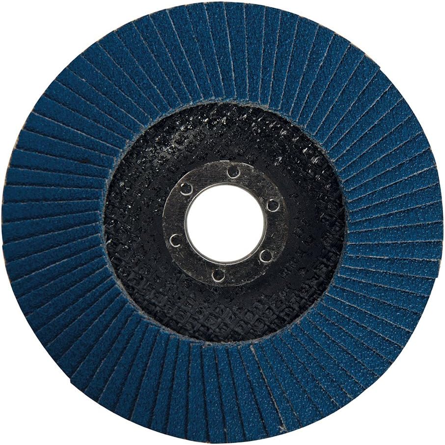 Silverline 245102 Zirconium Flap Disc, 125 mm 80 Grit, 125mm 80 Grit