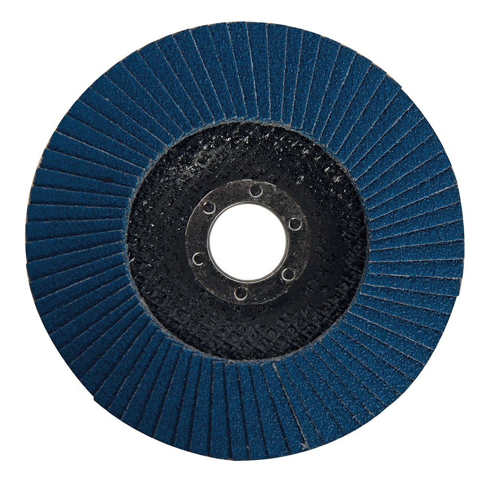 Silverline 245102 Zirconium Flap Disc, 125 mm 80 Grit