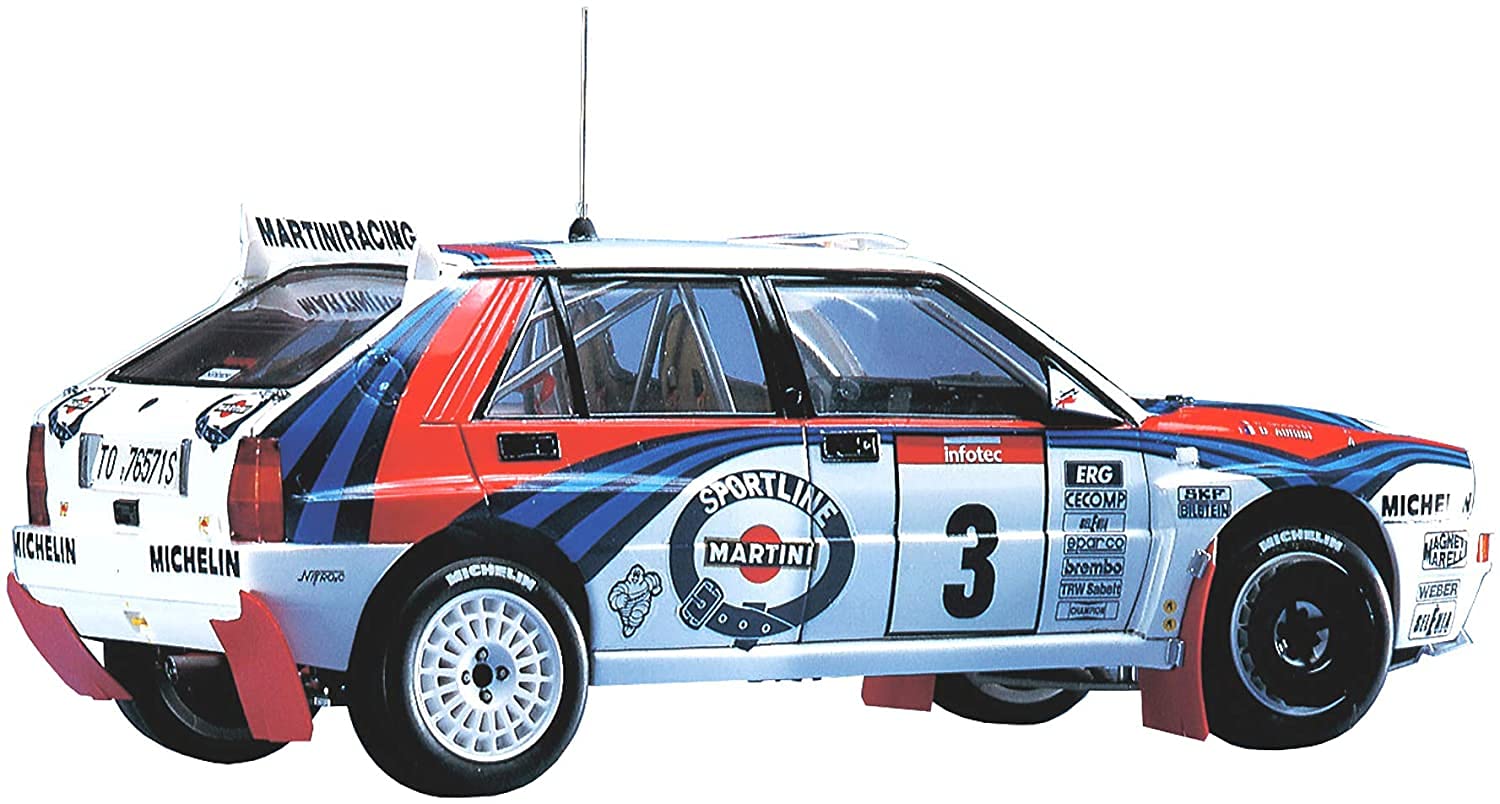 Hasegawa HMCR15 1:24 Scale Lancia Super Delta 92 WRC Plastic Model