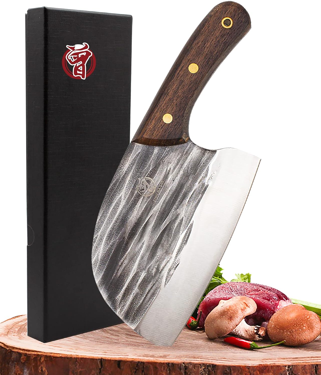 Meat Cleaver Serbian Chefs Knife Vegetable Cleaver Knife 6 inch