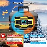 NEXPEAK 10-Amp 12V 24V Smart Battery Charger with Temperature Compensation view 4