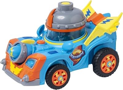 SUPERTHINGS Kid Kazoom Vehicle w/ Launcher & Exclusive Figure | Rivals of Kaboom