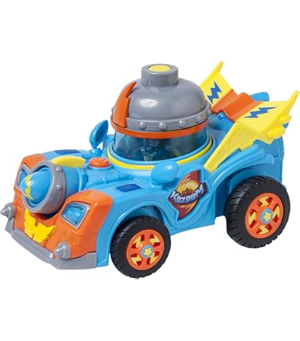 SUPERTHINGS KAZOOM Power Demolition Fahrzeug - Mit 2 Exklusiven Figuren Hammerhard & Destructus