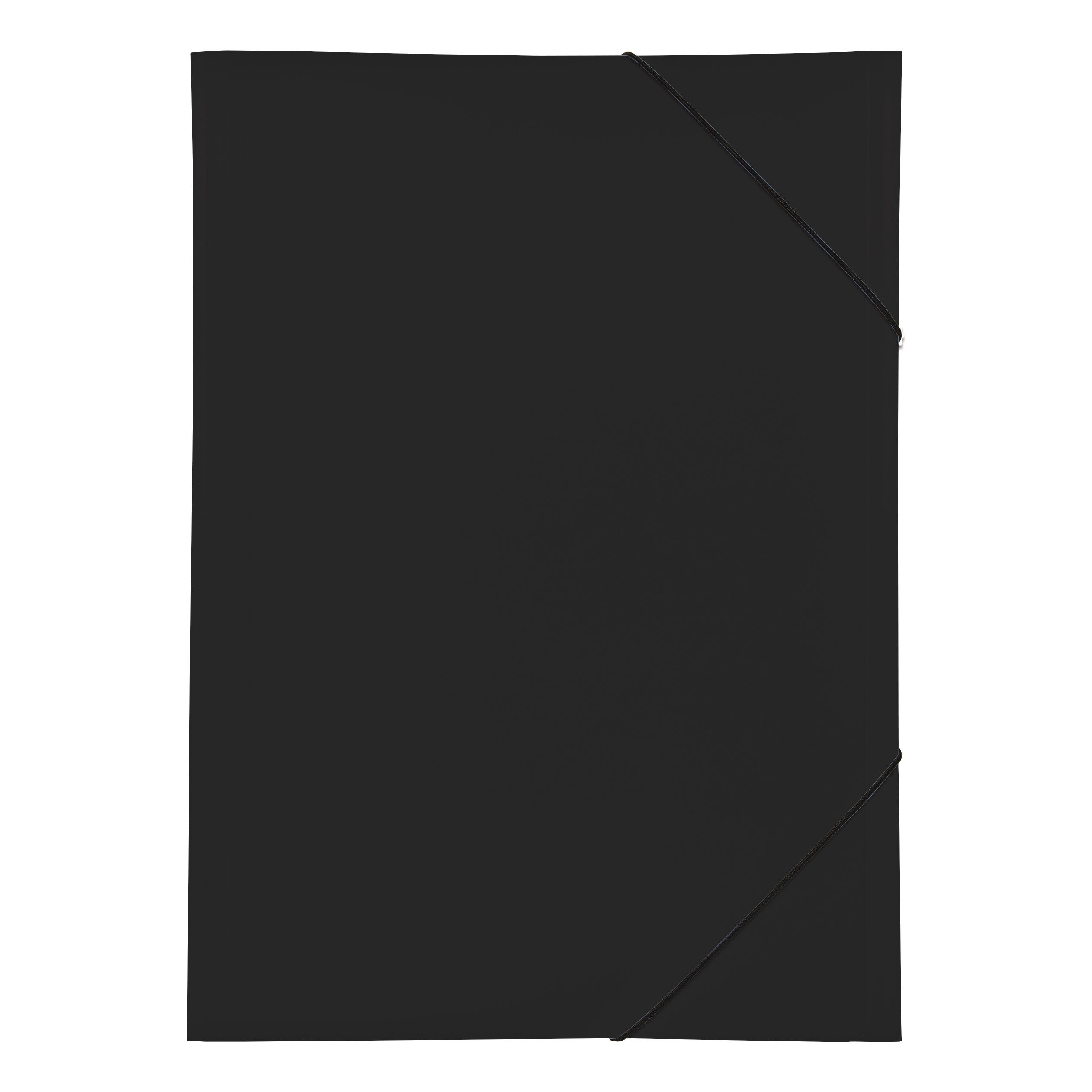 Pagna 21638-01 Elasticated Folder Polypropylene 3 Flap A3 Black