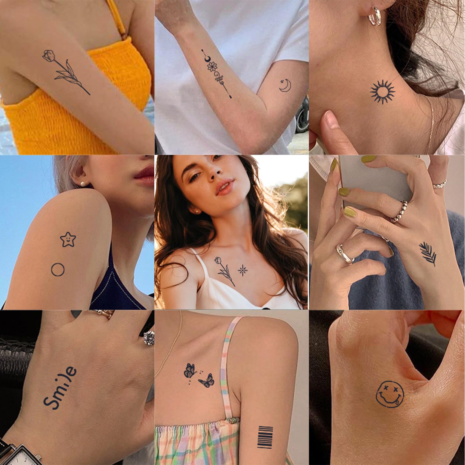 Inkster Temporäres 2-Wochen-Tattoo – EU-zertifiziert, Wasserfest & Vegan, Einfache Anwendung, Täuschend Echt