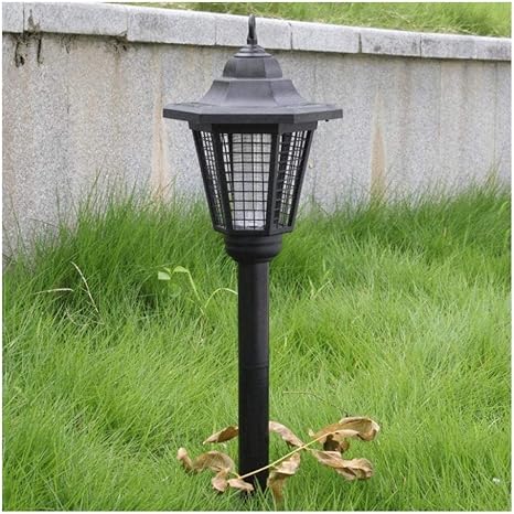 Amazon Co Jp 屋外ソーラーモスキートキラーランプガーデン虫除けランプ庭の芝生電撃トラッピング蚊ハエ ホーム キッチン