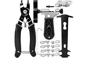 SBGGRL Bike Chain Tool Repair Kit,Bicycle Chain Removal Tools,Chain Breaker Tool &Plier&Checker& 4 Pairs Missing Links for Single 6/7/8/9/10/11 Speed Chain,Biking Gear