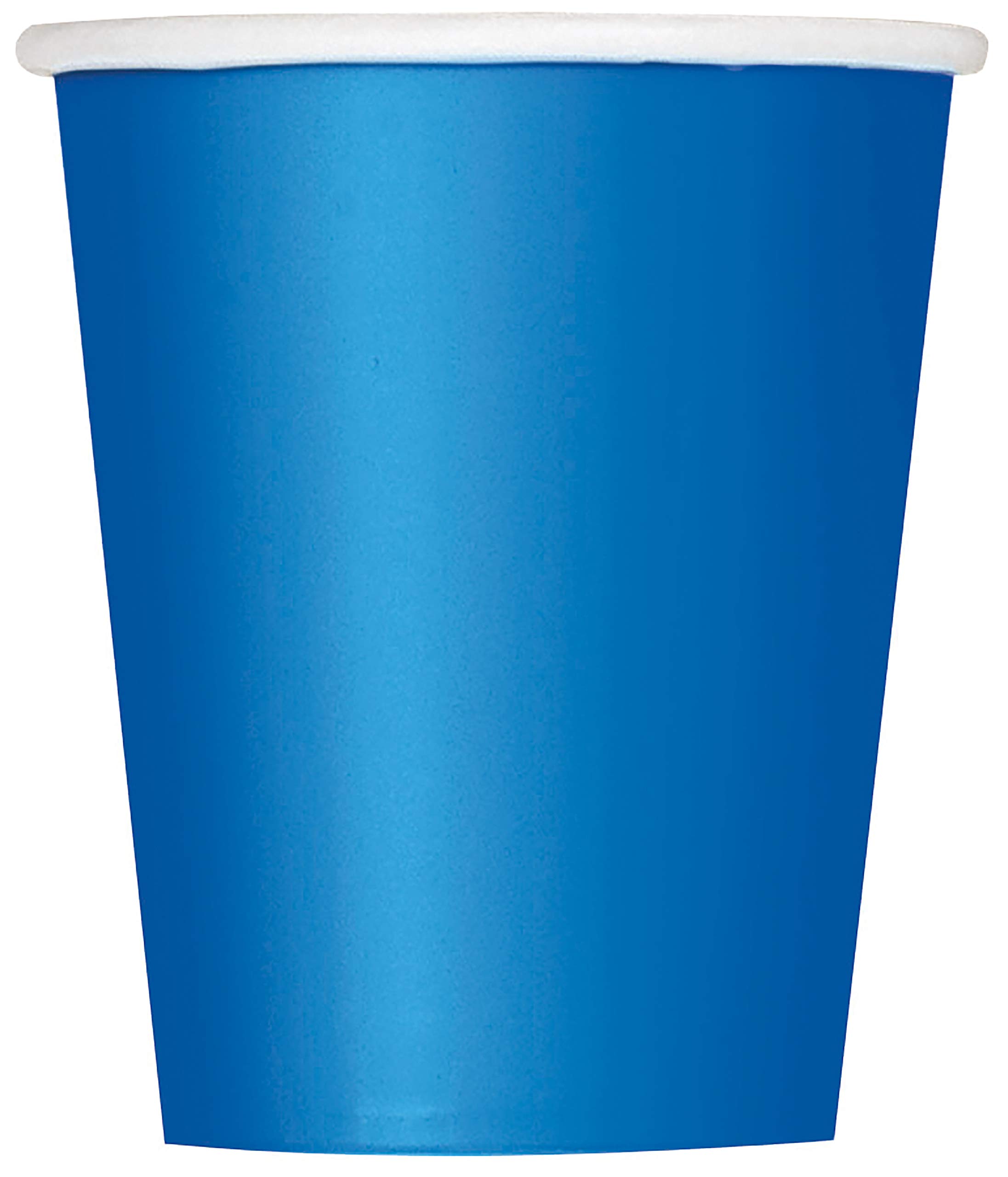 Vibrant Royal Blue Solid Paper Cups (9oz) 14 Count - Vibrant, Eco-Friendly Disposable Drinkware for Parties and Events — image 1
