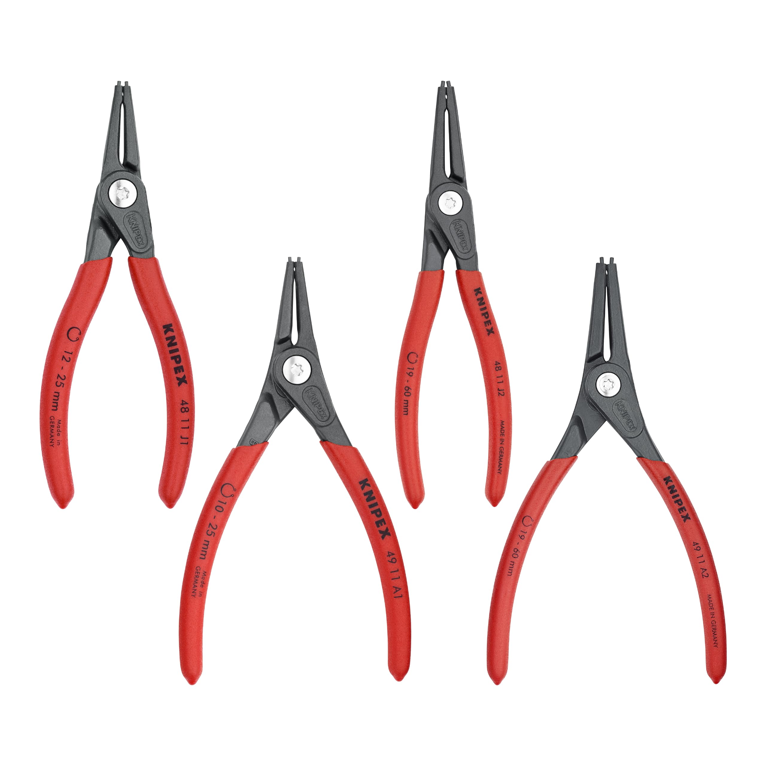 KNIPEX 4 Pc Precision Circlip Pliers Set