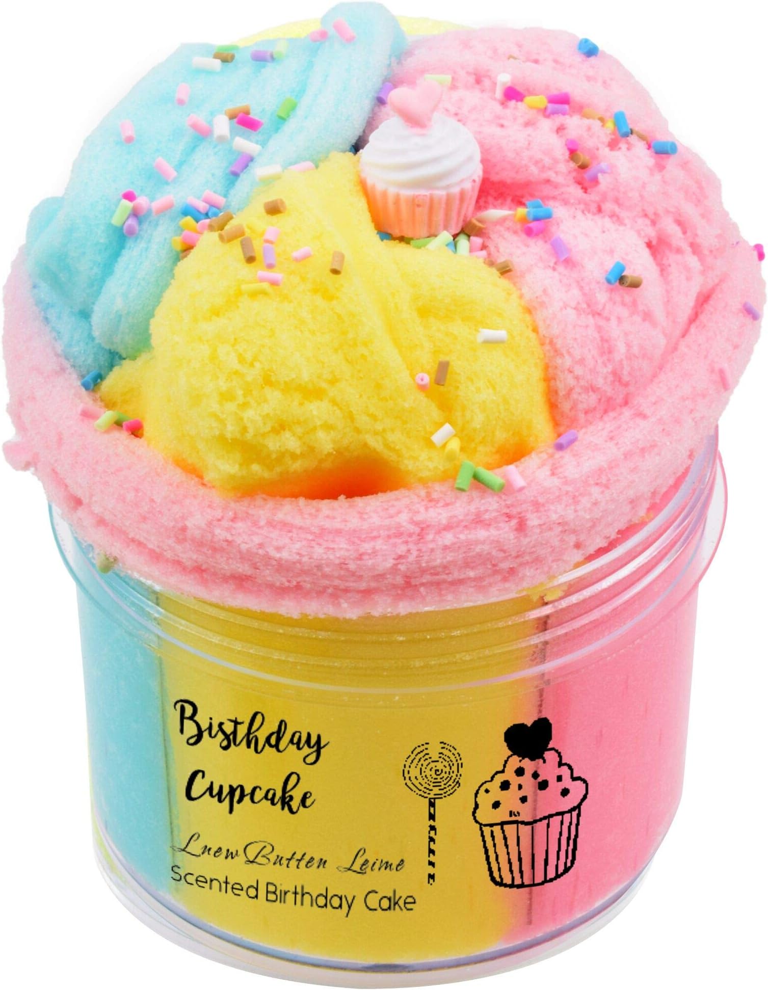 Dorothyworld 2018 Newest Random Unicorn and Chocolate Charms Cloud Slime Fairy Putty Fluffy Slime,Super Soft and Non-Sticky(150ML 5OZ)