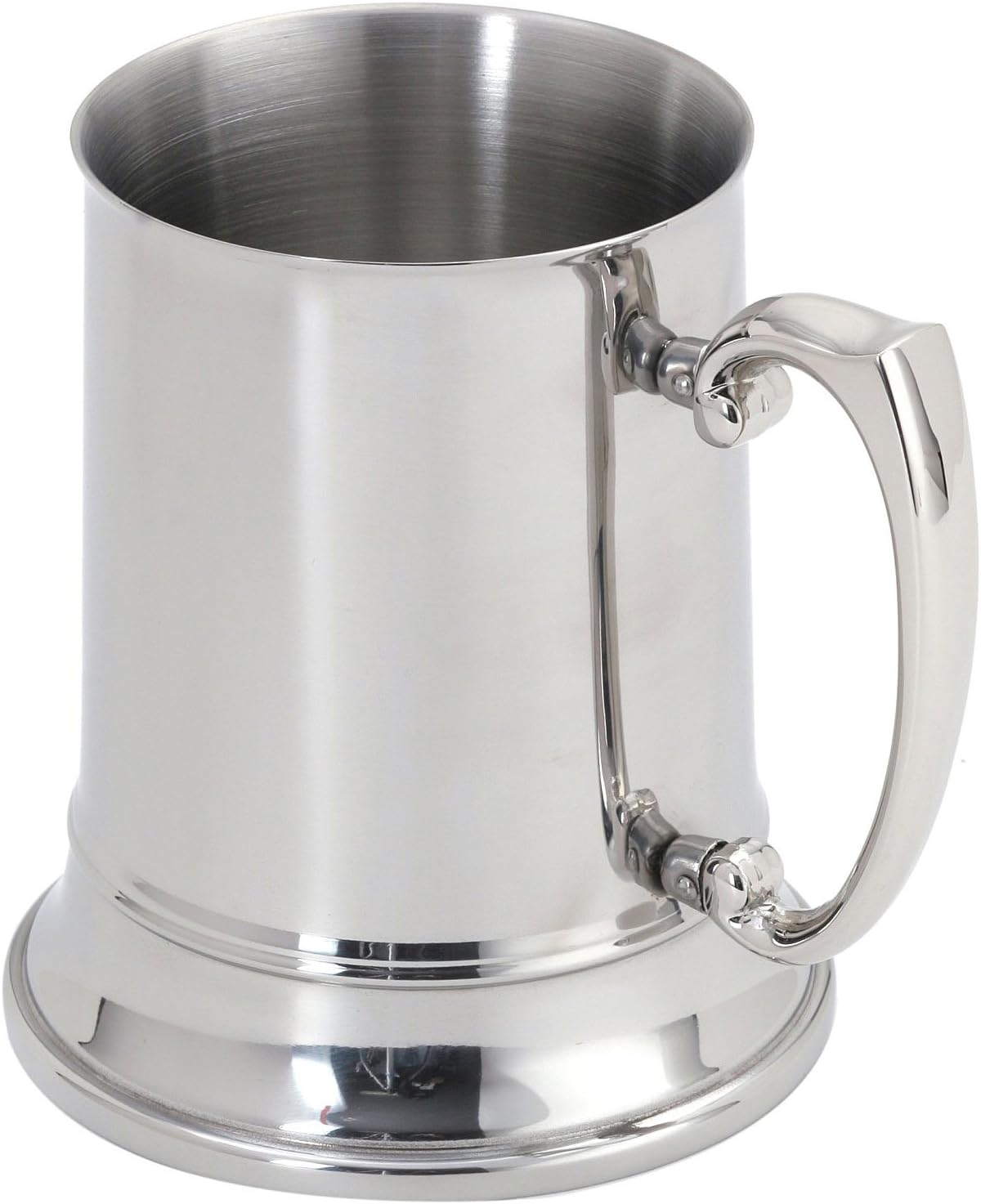 MyLifeUNIT Double Walled Engraved Beer Mug, Stainless Steel Tankard
