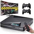 Kinhank 117,000+ Retro Games Console, Super Console X Cube Classic Game Consoles,70+ Emulators For 4K TV HD/AV Output,4 USB Port, Dual Wireless Controllers,Support WiFi/LAN,Gift For Friends, Plug & Play Video Games