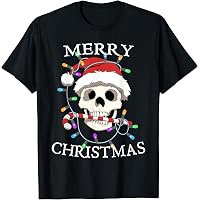 Camiseta Navideña Divertida Para Hombre - Estampado Alemán "Merry KissMyAss", Tallas S-XXXXXL, 100% Algodón