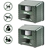Yard Sentinel 2 Pack - Aspectek - Outdoor Ultrasonic Animal Control Pest Repeller - Includes AC Adapter, Extension Cord