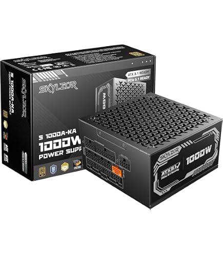Amazon.com: 1000W Fully Modular Power Supply, 80+ Gold Certified