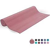 𝗘𝘃𝗲𝗿𝘆𝗱𝗮𝘆 𝗬𝗼𝗴𝗮 Deluxe Mat - Non Slip, Eco Friendly, Anti-Tear, 3-5mm Thickness for Yoga, Pilates & Floor Workouts