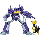Transformers Toys EarthSpark Deluxe Class Shockwave Action Figure, 5-Inch, Robot Toys for Kids Ages 6 and Up