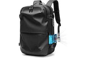 POIXM 60L Vacuum Seal Travel Backpack Expandable Air Compression System, Water Resistant Airline Approved Carry-On Suitcase L