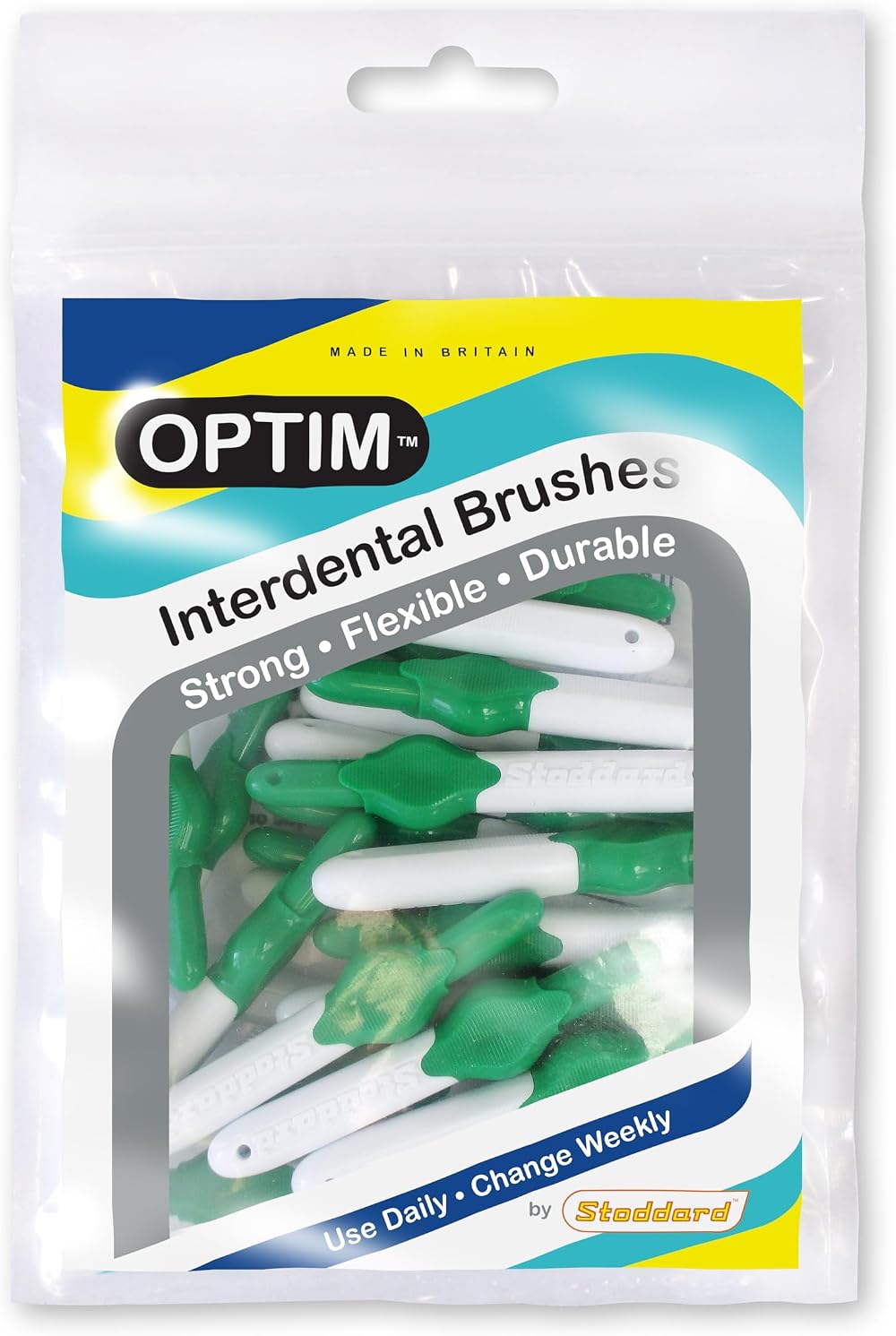 Stoddard Icon Green Standard Interdental Brushes – 25 Per Pack