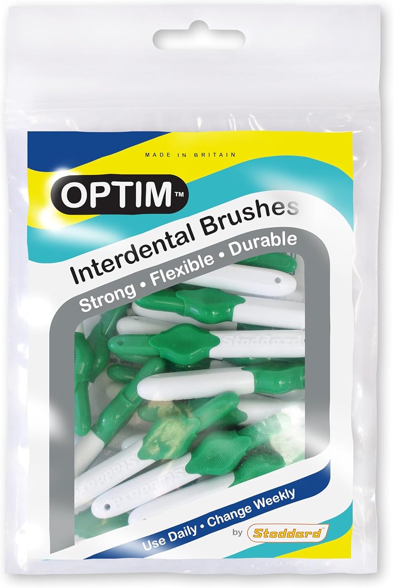 Stoddard Icon Green Standard Interdental Brushes – 25 Per Pack