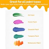 Koncci 20x25 cm Canvas Panels 12 Pack 3 mm Cotton Ready to Paint view 4