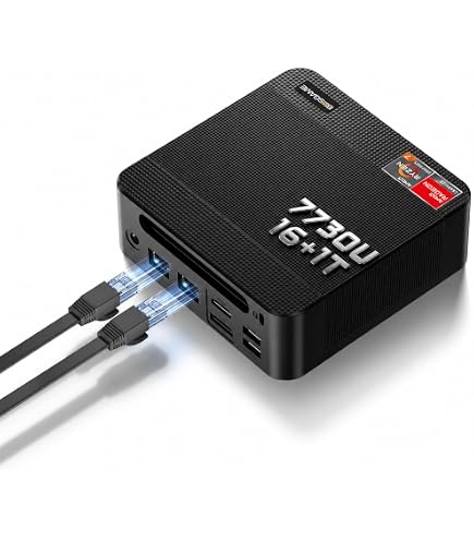 ACEMAGICIAN Mini Gaming PC AMD Ryzen™ 7 5700U 32GB DDR4 RAM, 1TB