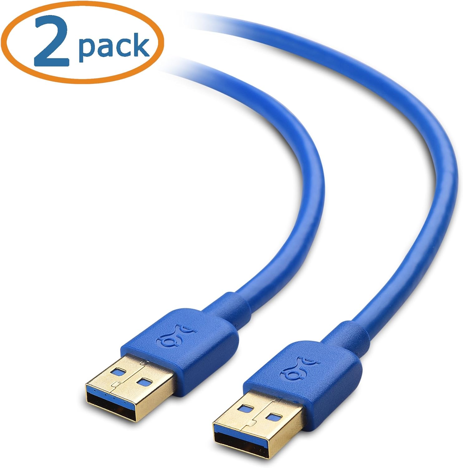 Cable Matters 2-Pack USB 3.0 Cable (USB to USB Cable Male to Male) in Black 6 ft: Computers & Accessories
