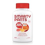 SmartyPants Kids Complete Gummy Vitamins: Multivitamin & Omega 3 DHA/EPA Fish Oil, Methyl B12, Vitamin D3, 120 count (30 Day Supply)&nbsp;