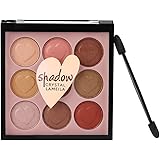 ビューティー アイシャドー 9色 可愛い ハート型 Joielmal 韓国風 2in1 プロパレット パール/マット アイシャドー パレット 9色 携帯型 極め細かい アイシャドウベース 日常化粧用 キャンメイク (D)