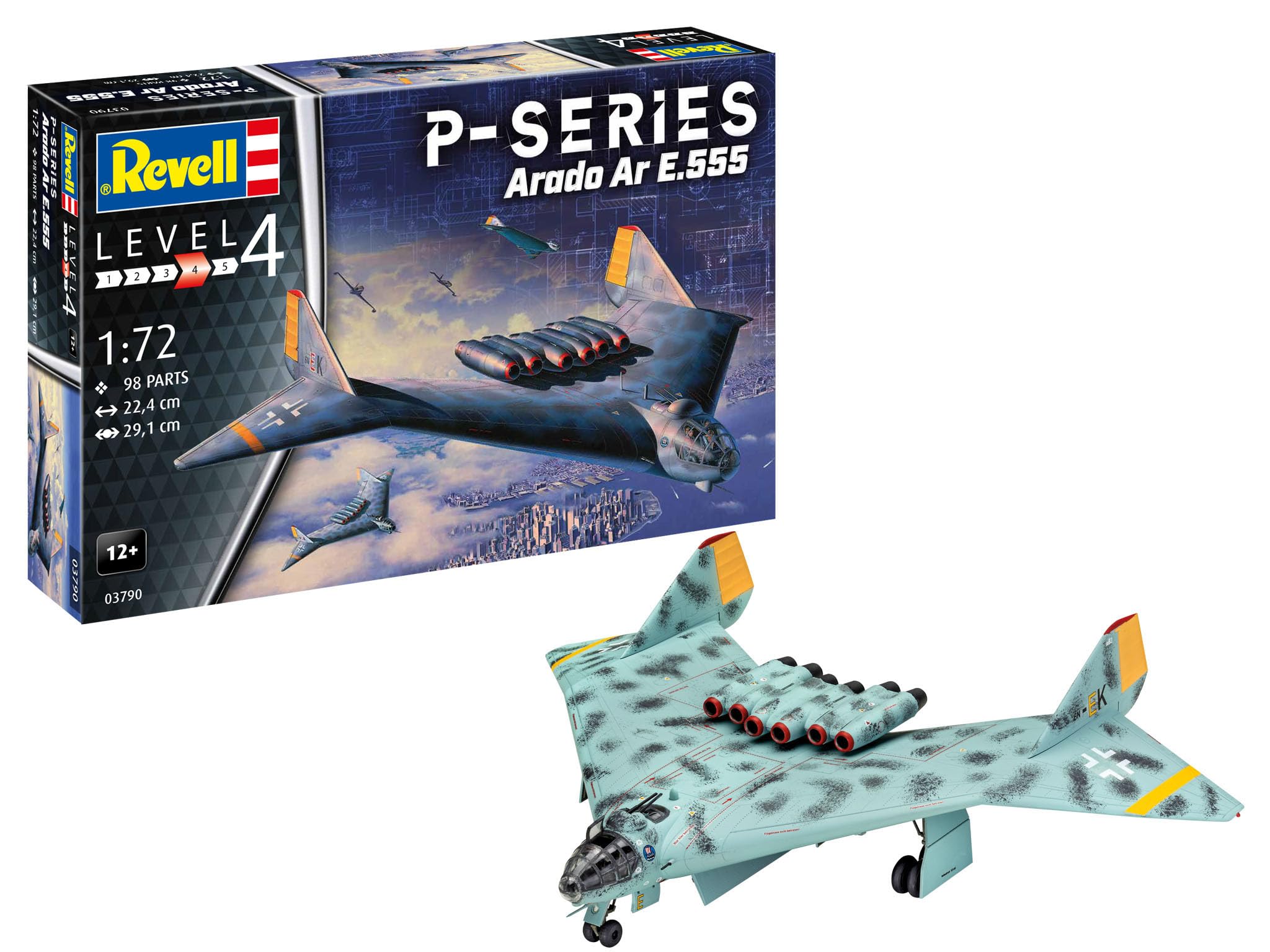 Revell 03790 AR555 (P-Series) 1:72 Scale Unbuilt/Unpainted Plastic Model Kit