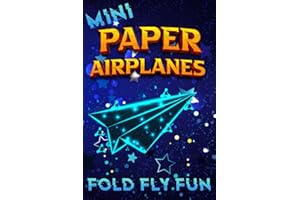 Mini Paper Airplanes Book: With Paper for Folding Fun