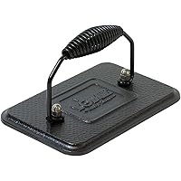 Lodge LGP3 Rectangular Cast Iron Grill Press, Pre-Seasoned, 6.75-inch x 4.5-inch