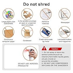 Suntiko Paper Shredder for Home Use,5 Sheets Small