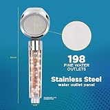 Royaltec Vitamin C Shower Head Ionic Filtered High-Pressure UK Universal Fit view 7