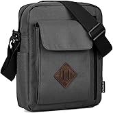 VASCHY Small Messenger Bag, Lightweight Casual Crossbody Sling Shoulder Side Bag for Men Women for Work/Travel/Daily